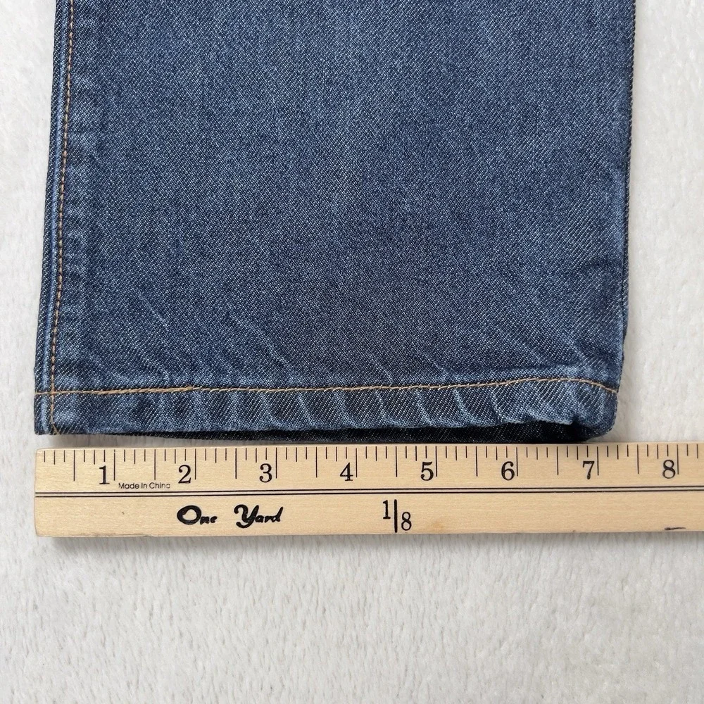 Levis 501 Premium Slim Leg Jeans Mens Sz 29x30 Indigo Dark Wash Button Fly